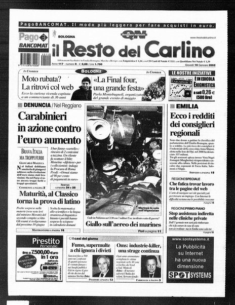 Il Resto del Carlino : giornale dell'Emilia